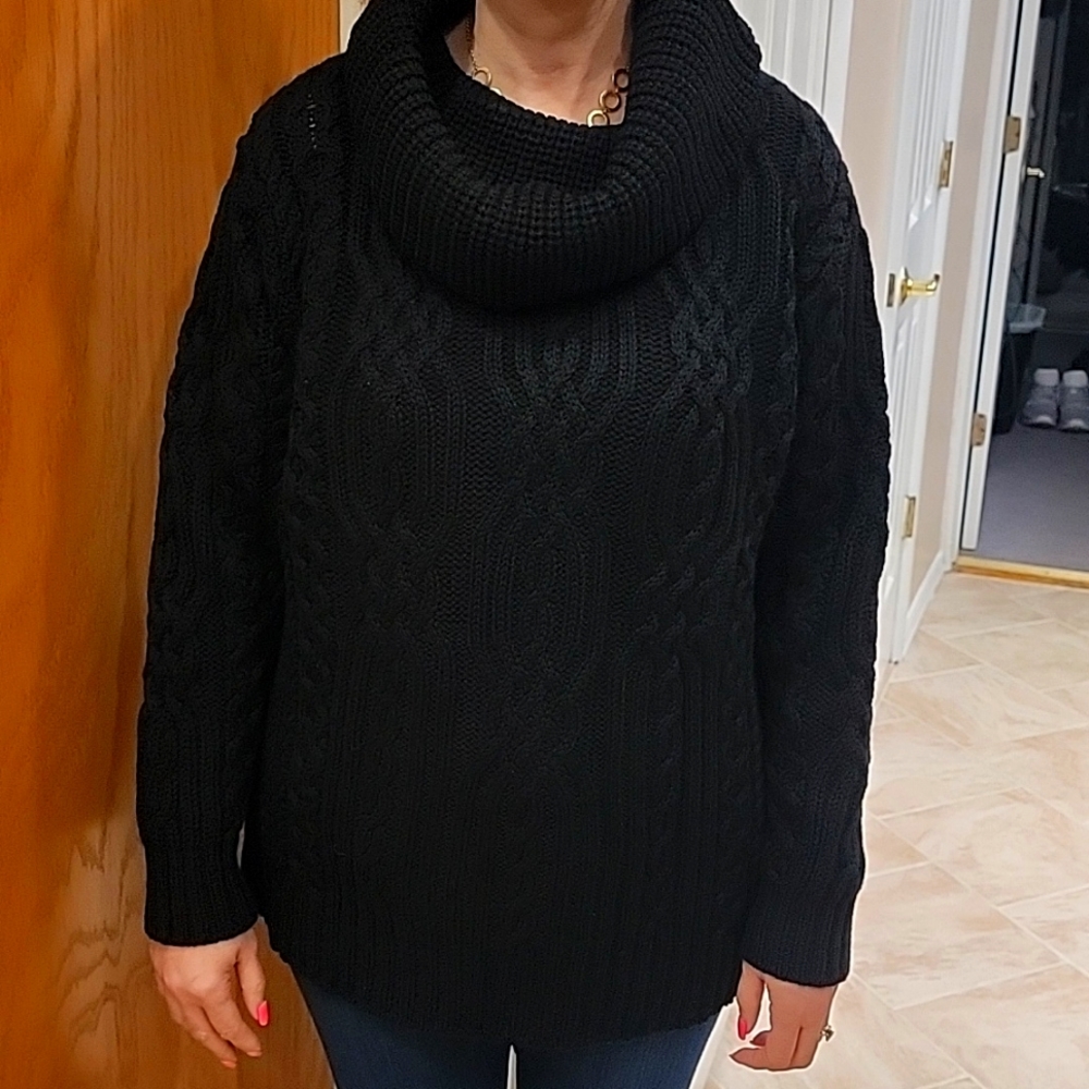 Women's cowl neck sweater